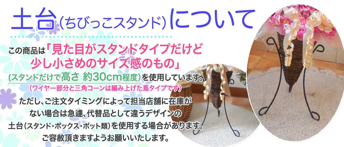 このバルーンギフトの土台について