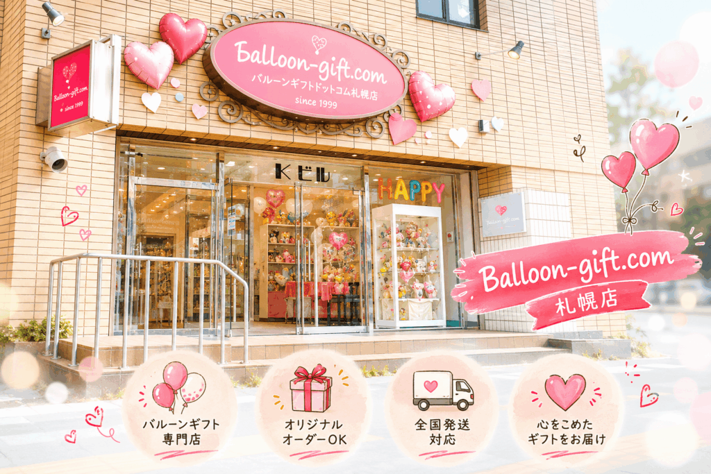 Balloon-gift.com 札幌本店のご案内 - スタジオアイ