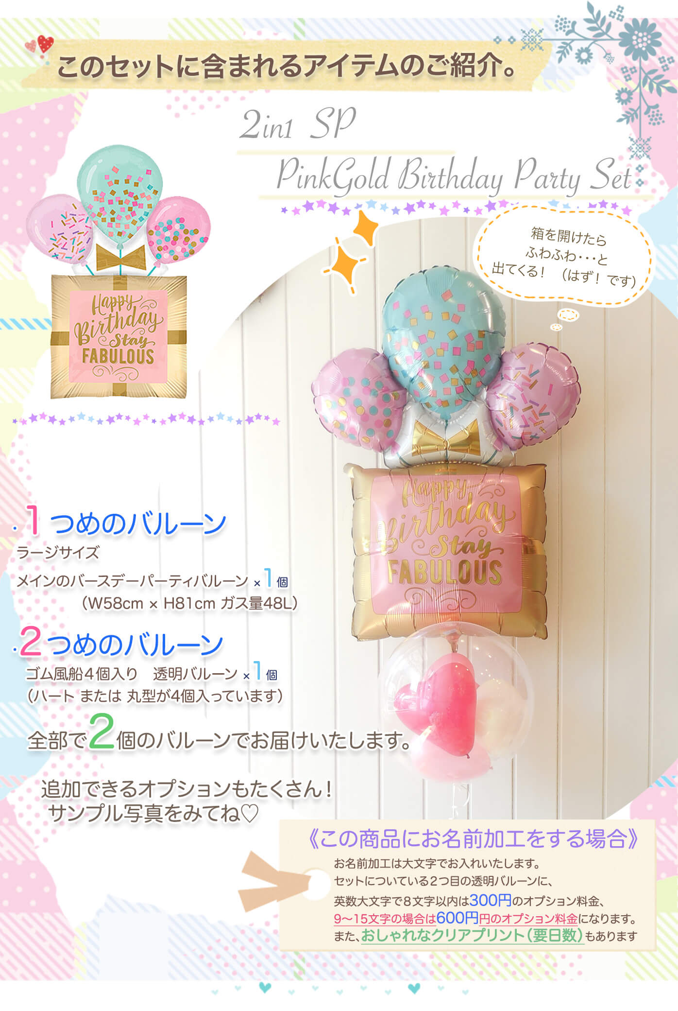 このセットに含まれているものを紹介！