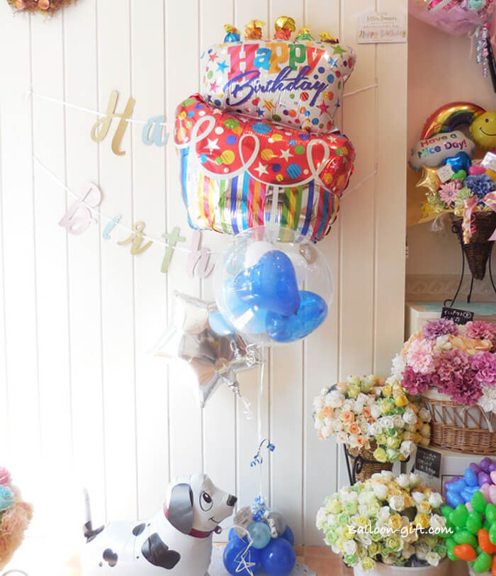 お誕生日専用メッセージ入りバルーン