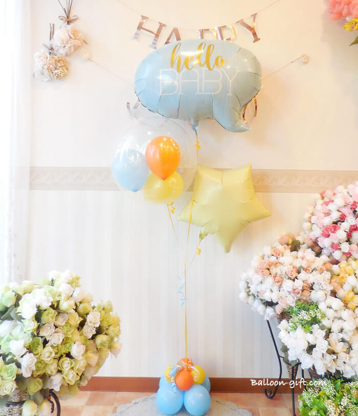 水色とホワイトのやさしいカラーコーディネート