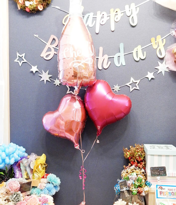 3個セットでバランス良くお祝いを演出