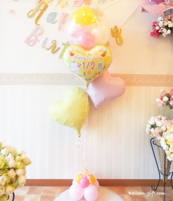 透明バルーンや専用バルーンで特別感アップ