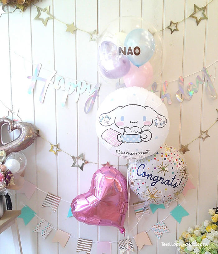 パステルカラーでやさしい雰囲気に