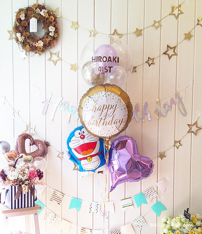 キッズも大人も楽しめるドラえもんバルーンギフト