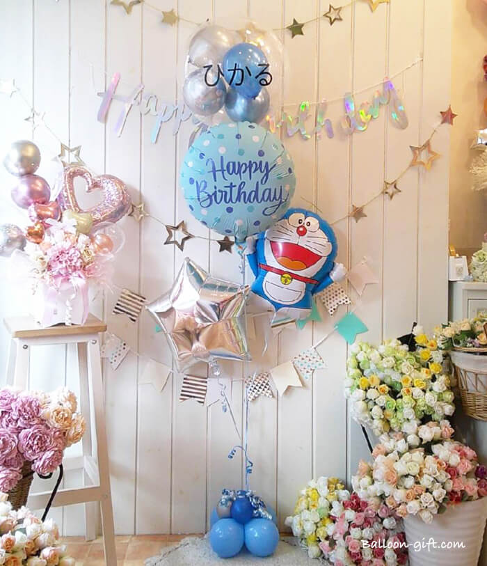 お誕生日を華やかに盛り上げるドラえもんセット