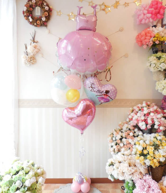 出演祝いに喜ばれるバレリーナモチーフのバルーンギフト