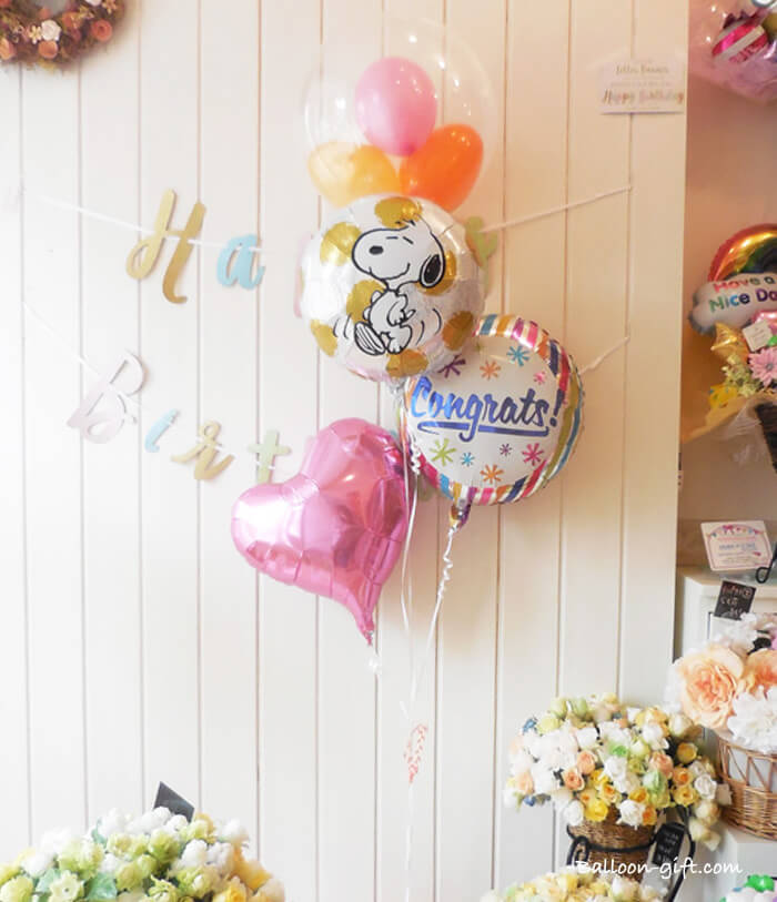 ウッドストックとスヌーピーで大人かわいい雰囲気に