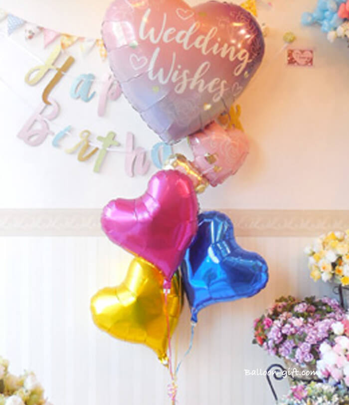 写真映えするウエディングバルーンギフト