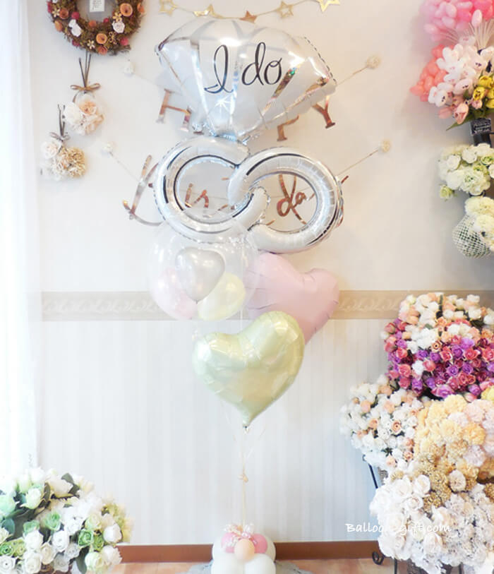 ふわっと浮かぶサプライズウエディングバルーン