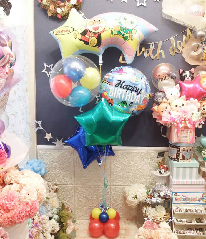 写真映えするボリュームたっぷりのアンパンマンバルーン