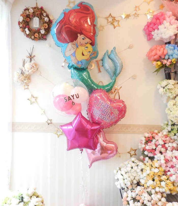 海の世界をイメージしたきらめくバルーンアレンジ