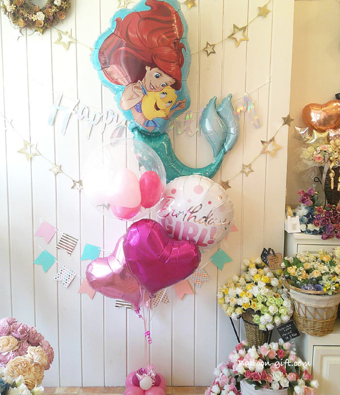 キッズに人気のアリエルデザインバルーン