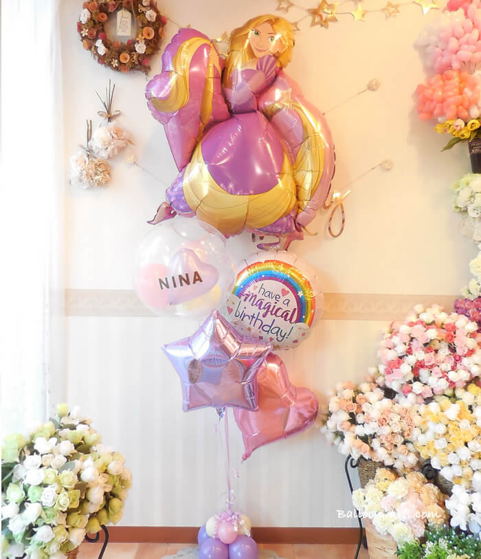 キッズに人気のラプンツェルデザインバルーン