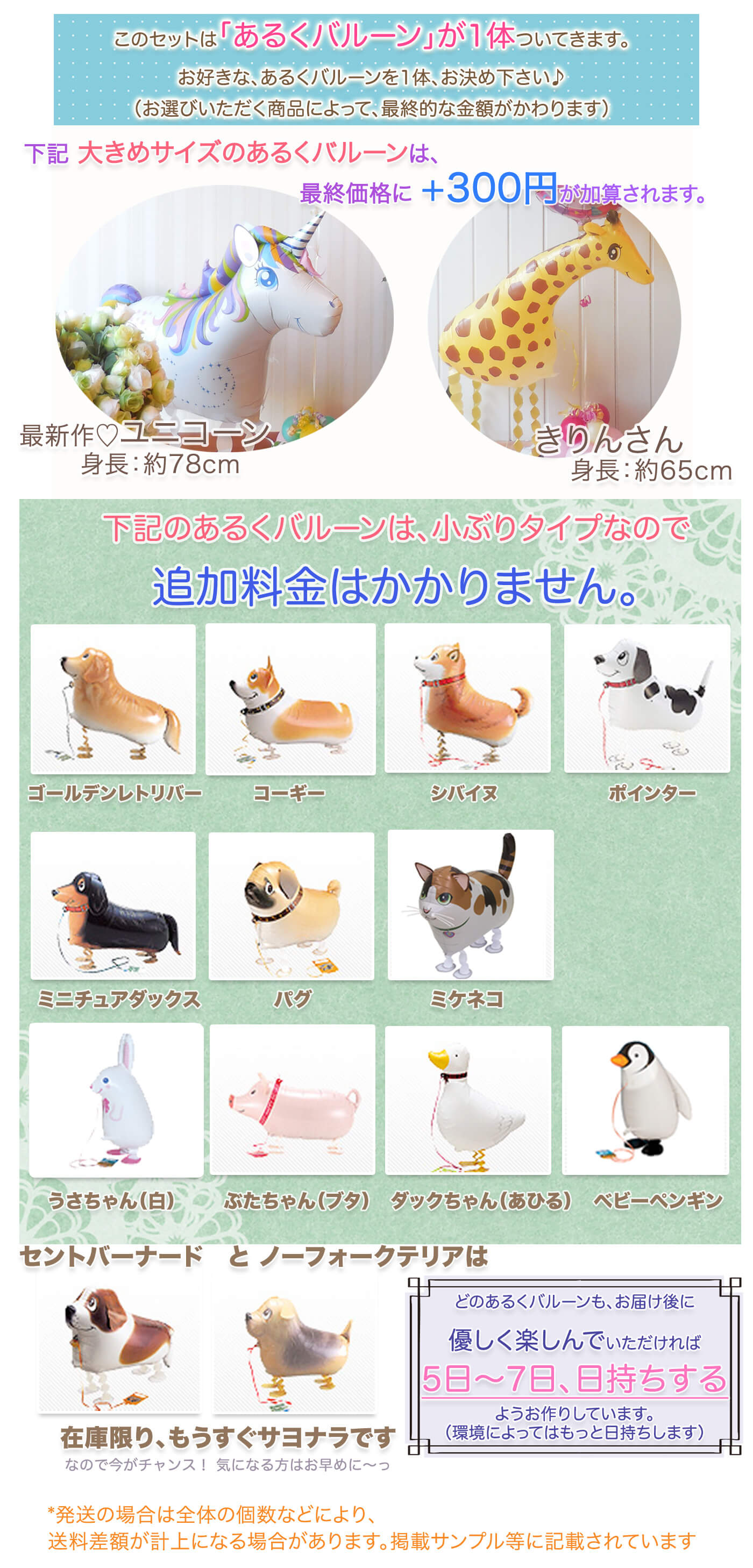 あるくバルーンについて
