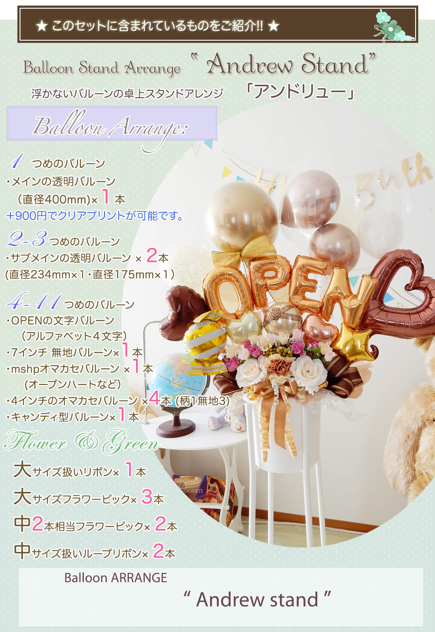 このセットに含まれているものを紹介！