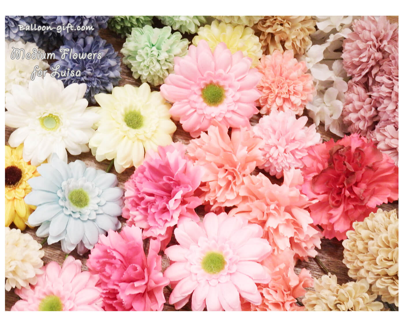 ルイーザに使うお花のイメージ写真