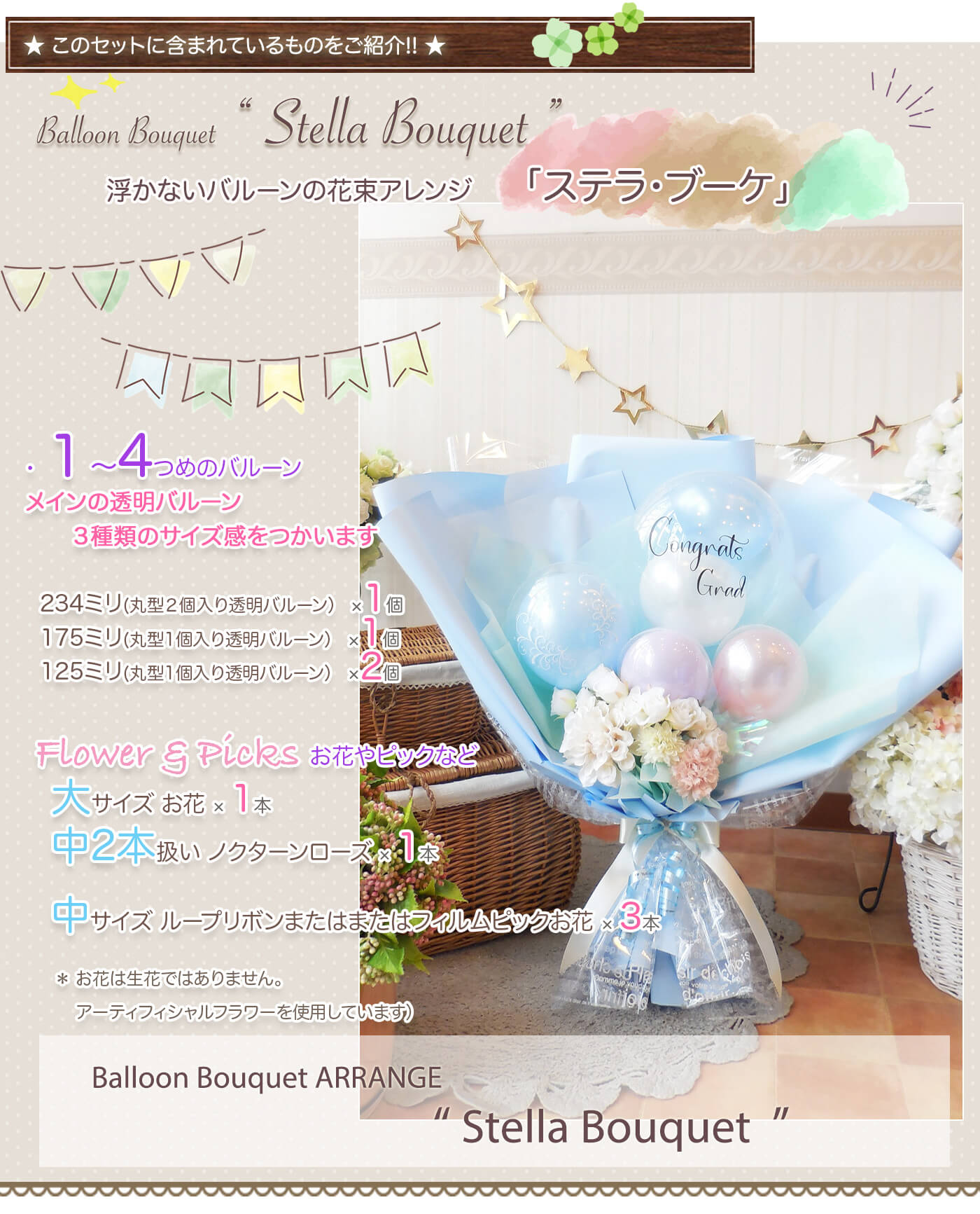 このセットに含まれているものを紹介！