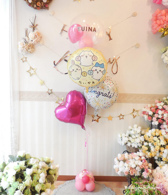 思わず笑顔になるふわふわアレンジ