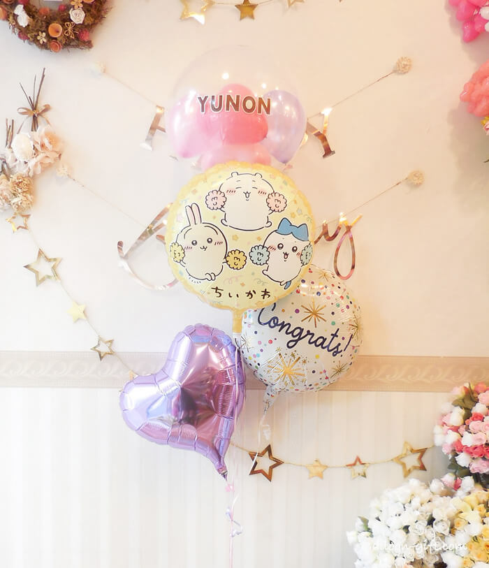 色や配置でほっこり可愛く変化