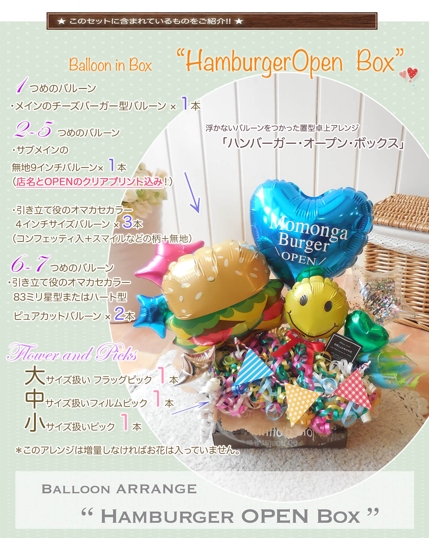 このセットに含まれているものを紹介！
