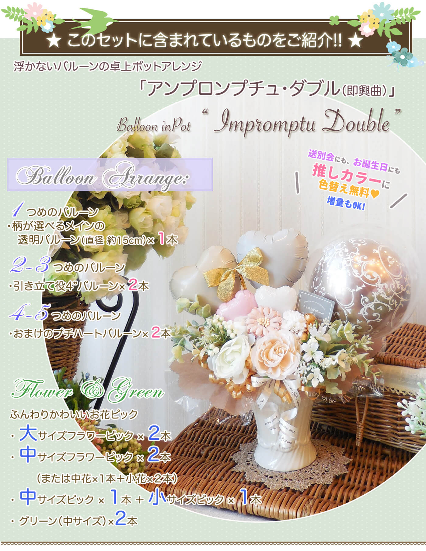 このセットに含まれているものを紹介！