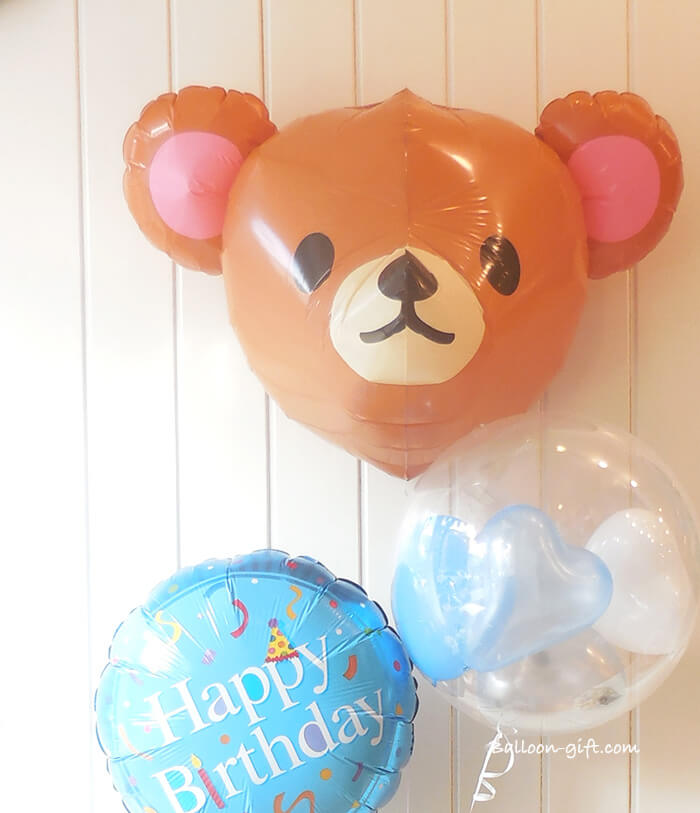 ナチュラルカラーがかわいいくまちゃんアレンジ