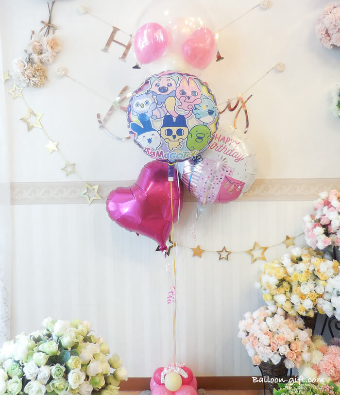 たまごっちのかわいいバルーンギフト