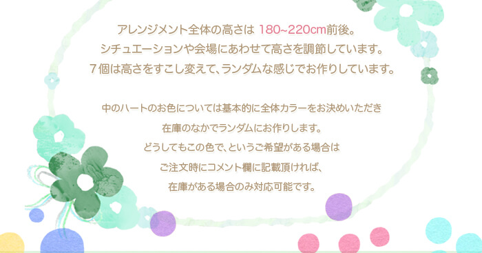 透明バルーン7個セット パーティー装飾イメージ