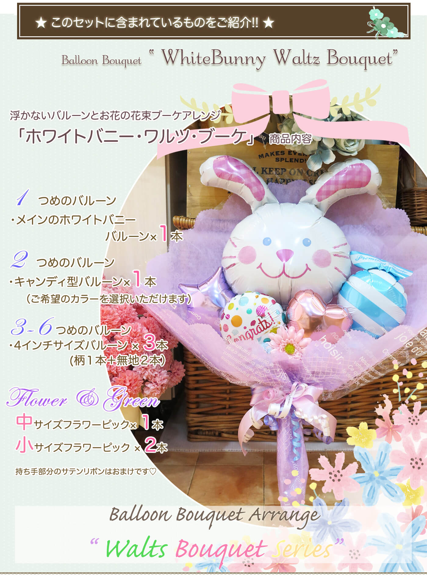 このセットに含まれているものを紹介！