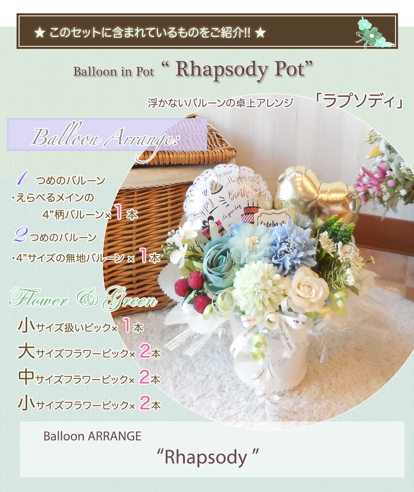 このセットに含まれているものを紹介！